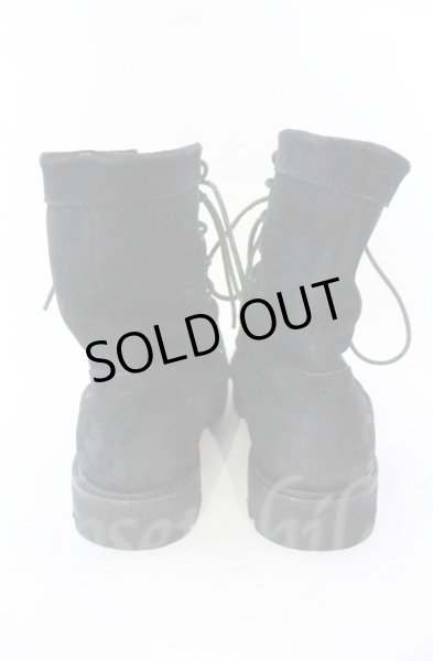 画像7: Moonage Devilment / コーティングファイヤーマンブーツ 40（約26.5cm） ブラックｘグリーン O-25-11-08-026-Mo-sho-YM-ZT1111M (7)