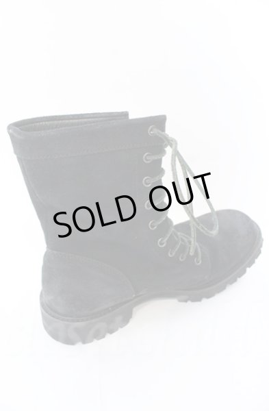 画像8: Moonage Devilment / コーティングファイヤーマンブーツ 40（約26.5cm） ブラックｘグリーン O-25-11-08-026-Mo-sho-YM-ZT1111M (8)