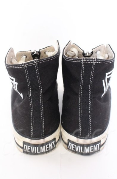 画像3: Moonage Devilment / プリントハイカットスニーカー 41（約26.5cm） ブラック O-25-11-08-028-Mo-sho-YM-OS (3)