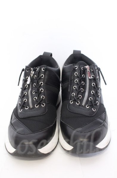 画像2: TORNADO MART / カーブZIPスニーカー M（約26〜26.5cm） ブラック O-25-11-08-029-TO-sho-YM-OS (2)