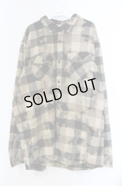 画像1: ANTI SOCIAL SOCIAL CLUB / ムラ染めブロックチェックシャツ XL ブラウン O-25-11-08-006-AS-sh-YM-ZT150 (1)