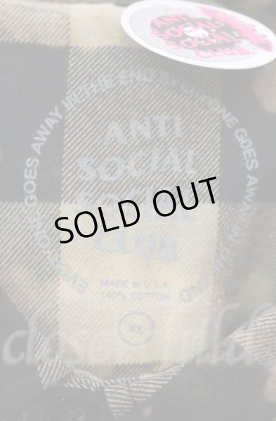 画像3: ANTI SOCIAL SOCIAL CLUB / ムラ染めブロックチェックシャツ XL ブラウン O-25-11-08-006-AS-sh-YM-ZT150 (3)