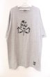 画像1: RIP DESIGN WORXX / スカルプリントBIG Tシャツ  グレー O-25-11-08-008-RI-ts-YM-OS (1)