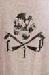 画像2: RIP DESIGN WORXX / スカルプリントBIG Tシャツ  グレー O-25-11-08-008-RI-ts-YM-OS (2)