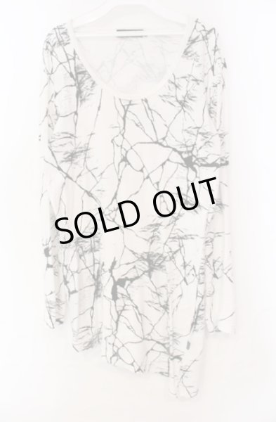 画像1: CIVARIZE / Destruction アシンメトリー変形カットソー 44 ホワイト O-25-11-08-009-CI-to-YM-OS (1)