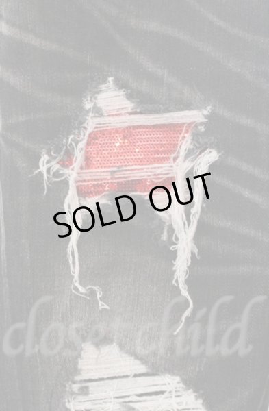 画像2: CIVARIZE / スパンコールリメイク加工スキニーデニムパンツ 42 ブラック O-25-11-08-011-CI-pa-YM-ZT172 (2)