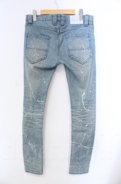 画像3: NO ID. / ストレッチデニムペイントスキニーパンツ 1 インディゴ O-25-11-08-012-NO-pa-YM-OS (3)