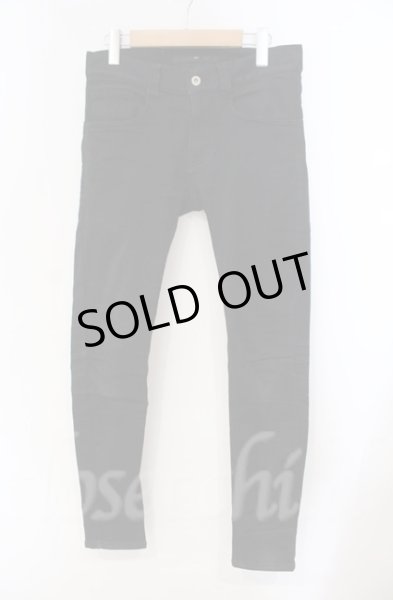 画像1: NO ID. / ストレッチデニムウォームスキニーパンツ 1 ブラック O-25-11-08-013-NO-pa-YM-ZT1111M (1)