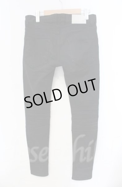 画像2: NO ID. / ストレッチデニムウォームスキニーパンツ 1 ブラック O-25-11-08-013-NO-pa-YM-ZT1111M (2)