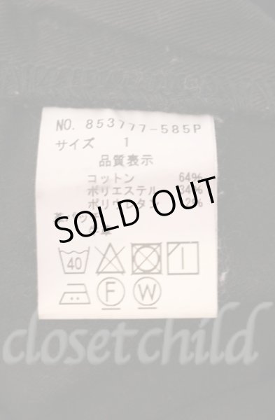 画像3: NO ID. / ストレッチデニムウォームスキニーパンツ 1 ブラック O-25-11-08-013-NO-pa-YM-ZT1111M (3)