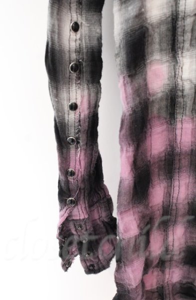 画像4: LGB / SHIRT-G/MID グラデーションシャツ 0（レディース） ブラックｘパープル O-25-11-08-014-LG-sh-YM-OS (4)