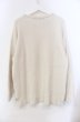 画像2: NO ID. / プレミアムライトニットC-N-BIG-PO　ニット ONE ホワイト O-25-11-08-002-NO-to-YM-OS (2)