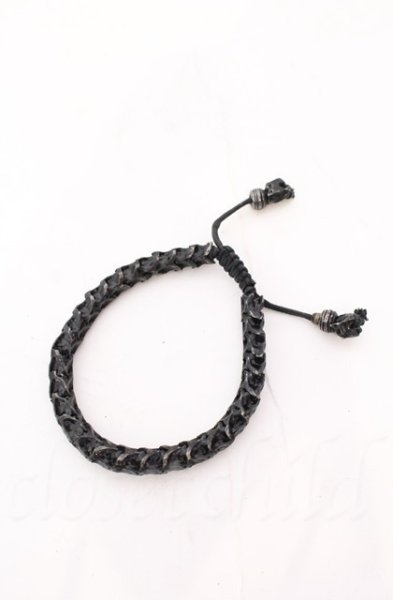 画像2: IFSIXWASNINE / 蛇骨ブレスレット　3PACK  ブラック O-25-11-08-023-IF-ac-YM-OS (2)