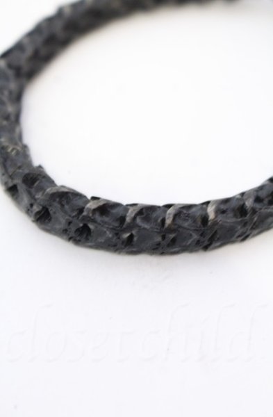 画像5: IFSIXWASNINE / 蛇骨ブレスレット　3PACK  ブラック O-25-11-08-023-IF-ac-YM-OS (5)