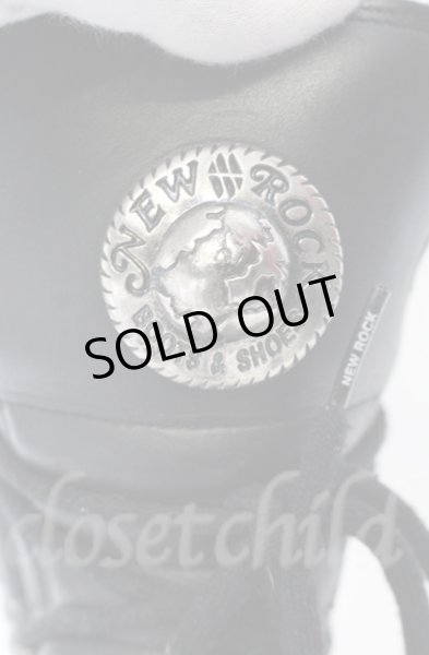 画像6: New Rock / リアクターブーツ 42（27cm） ブラックｘシルバー O-25-11-23-029-NR-sho-YM-OS (6)