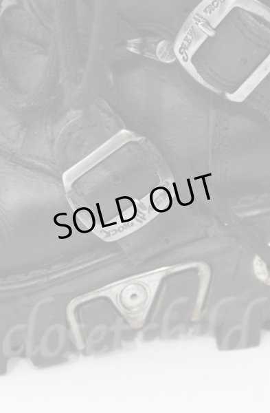 画像8: New Rock / リアクターブーツ 42（27cm） ブラックｘシルバー O-25-11-23-029-NR-sho-YM-OS (8)