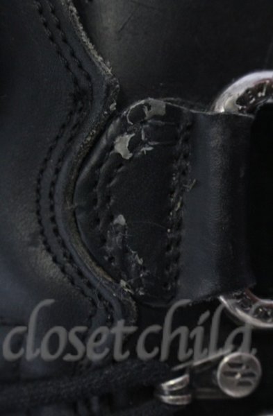 画像11: New Rock / リアクターブーツ 42（27cm） ブラックｘシルバー O-25-11-23-029-NR-sho-YM-OS (11)