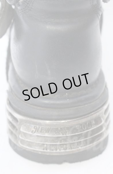 画像13: New Rock / リアクターブーツ 42（27cm） ブラックｘシルバー O-25-11-23-029-NR-sho-YM-OS (13)