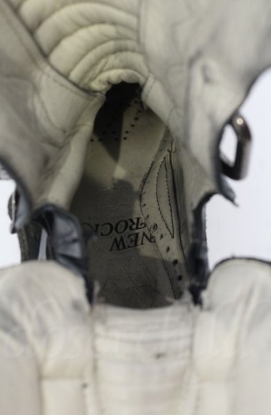 画像16: New Rock / リアクターブーツ 42（27cm） ブラックｘシルバー O-25-11-23-029-NR-sho-YM-OS (16)