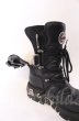 画像17: New Rock / リアクターブーツ 42（27cm） ブラックｘシルバー O-25-11-23-029-NR-sho-YM-OS (17)