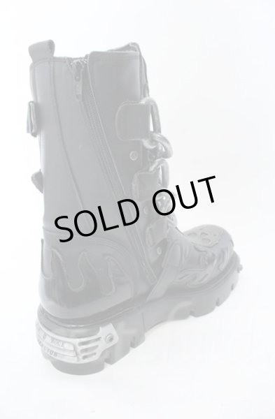 画像9: New Rock / リアクタースパイクチェーンブーツ 44（27.5cm） ブラック O-25-11-23-030-NR-sho-YM-OS (9)