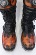 画像3: New Rock / リアクターフレイムブーツ 40（25cm） ブラックｘレッド O-25-11-23-031-NR-sho-YM-OS (3)