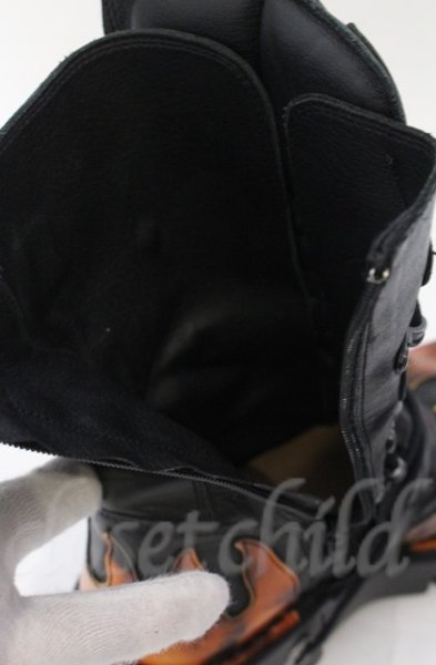 画像8: New Rock / リアクターフレイムブーツ 40（25cm） ブラックｘレッド O-25-11-23-031-NR-sho-YM-OS (8)