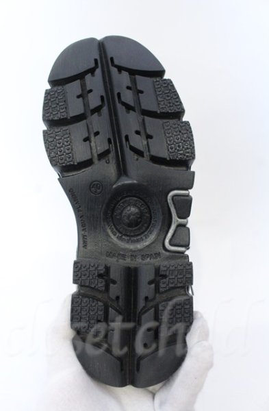 画像9: New Rock / リアクターフレイムブーツ 40（25cm） ブラックｘレッド O-25-11-23-031-NR-sho-YM-OS (9)