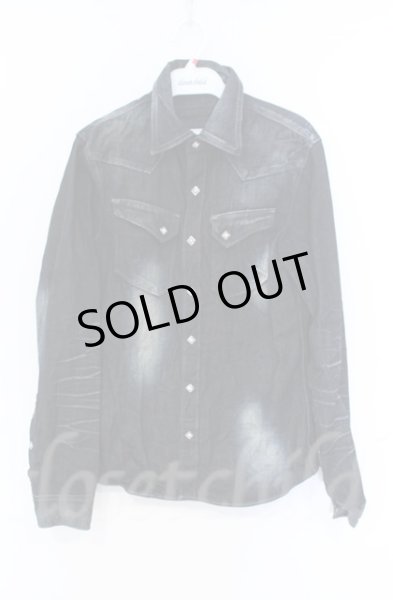 画像1: FUGA / ヴィンテージウォッシュドデニムシャツ 46 インディゴ O-25-11-23-005-FU-sh-YM-ZT204 (1)