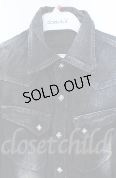 画像2: FUGA / ヴィンテージウォッシュドデニムシャツ 46 インディゴ O-25-11-23-005-FU-sh-YM-ZT204 (2)