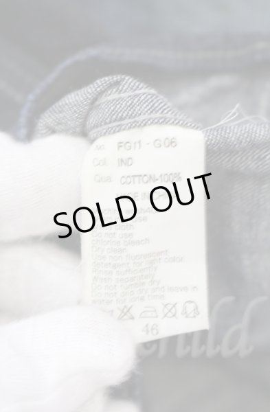 画像4: FUGA / ヴィンテージウォッシュドデニムシャツ 46 インディゴ O-25-11-23-005-FU-sh-YM-ZT204 (4)