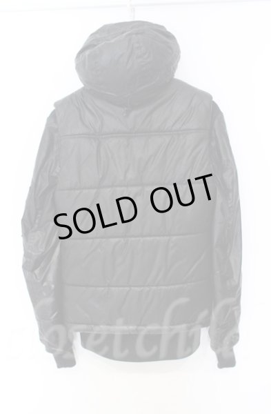 画像3: s'exprimer / コーティングナイロン中綿レイヤードジャケット 44 ブラック O-25-11-23-001-s'-ja-YM-OS (3)