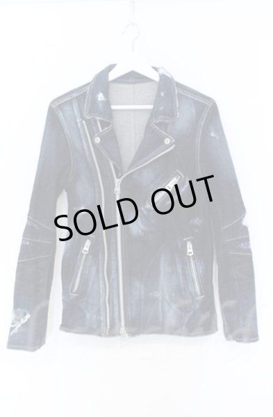 画像1: FUGA / デニムライダースジャケット 44 インディゴ O-25-11-23-007-FU-ja-YM-OS (1)