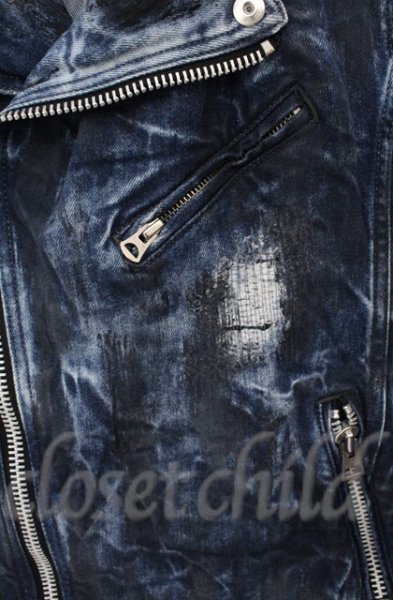 画像2: CIVARIZE / Denim ridersジャケット 46 インディゴ O-25-11-23-008-CI-ja-YM-OS (2)