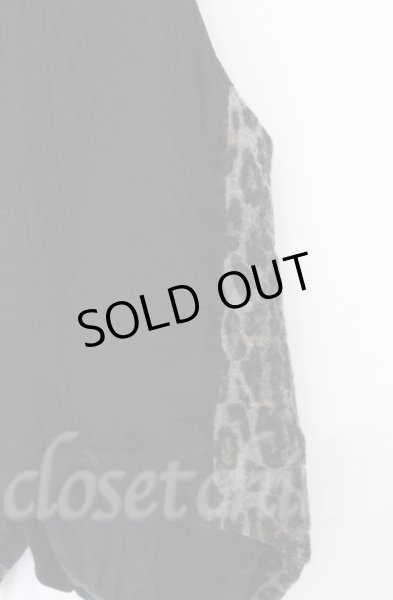 画像5: IFSIXWASNINE / SLIP VEST/M ウールレオパードベスト【メンズ1】 1 ブラックｘグレー O-25-11-23-010-IF-to-YM-OS (5)