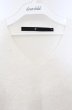 画像2: NO ID. / ビキューレパイルV/Nプルオーバー 1 ホワイト O-25-11-23-012-NO-to-YM-OS (2)