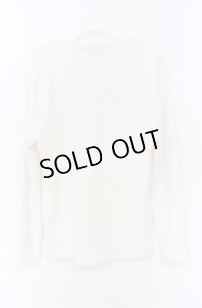 画像3: NO ID. / ビキューレパイルV/Nプルオーバー 1 ホワイト O-25-11-23-012-NO-to-YM-ZT1230N (3)