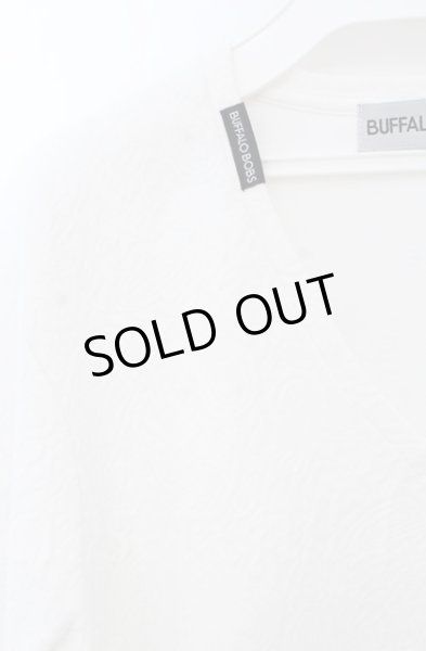 画像2: BUFFALO BOBS / ペイズリーブリスターカットソー 3 ホワイト O-25-11-23-013-BU-to-YM-ZT080 (2)