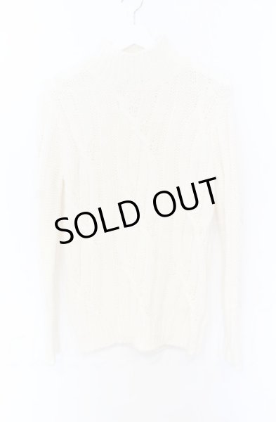 画像1: GOSTAR DE FUGA / ニット.RABONA スタンドネック 44 ホワイト O-25-11-23-014-GO-to-YM-OS (1)