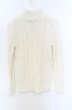 画像3: GOSTAR DE FUGA / ニット.RABONA スタンドネック 44 ホワイト O-25-11-23-014-GO-to-YM-OS (3)