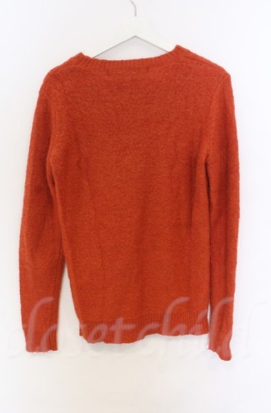 画像3: NO ID. / クルーネックモヘアニット 1 レンガ O-25-11-23-016-NO-to-YM-OS (3)