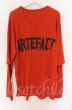 画像2: A.F ARTEFACT / LAYERED LONG SLEEVE（レイヤードロングスリーブカットソー  オレンジ O-25-11-23-017-A.-to-YM-OS (2)
