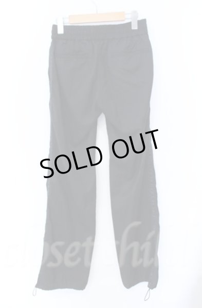 画像2: 5351pour les Hommes / サイドライン裾シャーリングパンツ 1 ブラック O-25-11-23-021-53-pa-YM-OS (2)