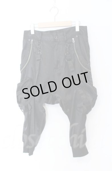 画像1: CIVARIZE / Beamサスペンダー付きサテンサルエルカーゴパンツ 44 ブラック O-25-11-23-022-CI-pa-YM-OS (1)