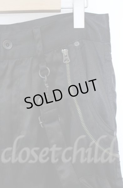 画像2: CIVARIZE / Beamサスペンダー付きサテンサルエルカーゴパンツ 44 ブラック O-25-11-23-022-CI-pa-YM-OS (2)