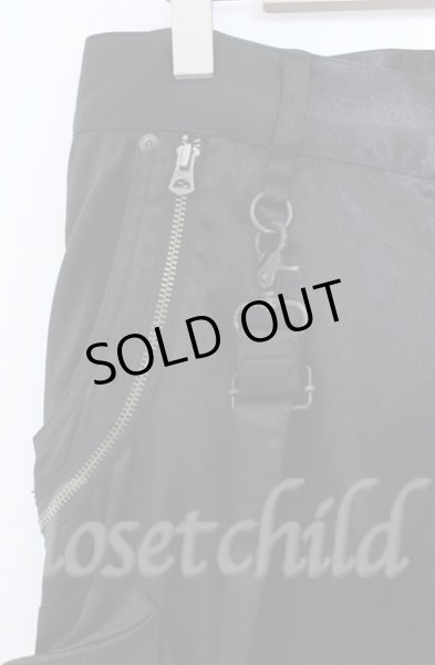 画像3: CIVARIZE / Beamサスペンダー付きサテンサルエルカーゴパンツ 44 ブラック O-25-11-23-022-CI-pa-YM-OS (3)