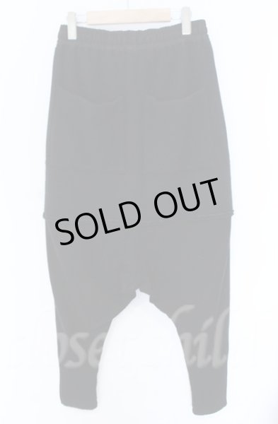 画像3: A.F ARTEFACT / WOOL RIB BLOCKING SARROUEL（ウールリブブロッキングサルエルパンツ）  ブラック O-25-11-23-023-A.-pa-YM-OS (3)