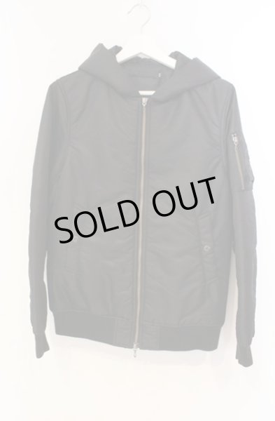 画像1: FUGA / Spectacle ビッグフードMA-1ジャケット 44 ブラック O-25-12-20-001-FU-ou-YM-OS (1)