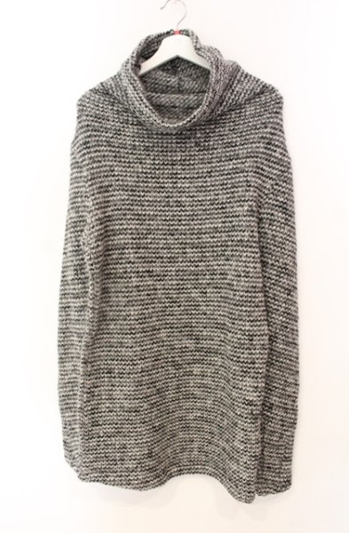 画像1: A.F ARTEFACT / HIGH NECK RIB KNIT リブニットソー 2 グレー O-25-12-20-003-A.-to-YM-OS (1)