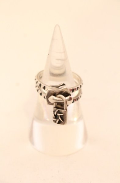 画像1: DEAL DESIGN / マジカルジップリング 16号 シルバー O-25-12-20-032-DE-ac-YM-OS (1)